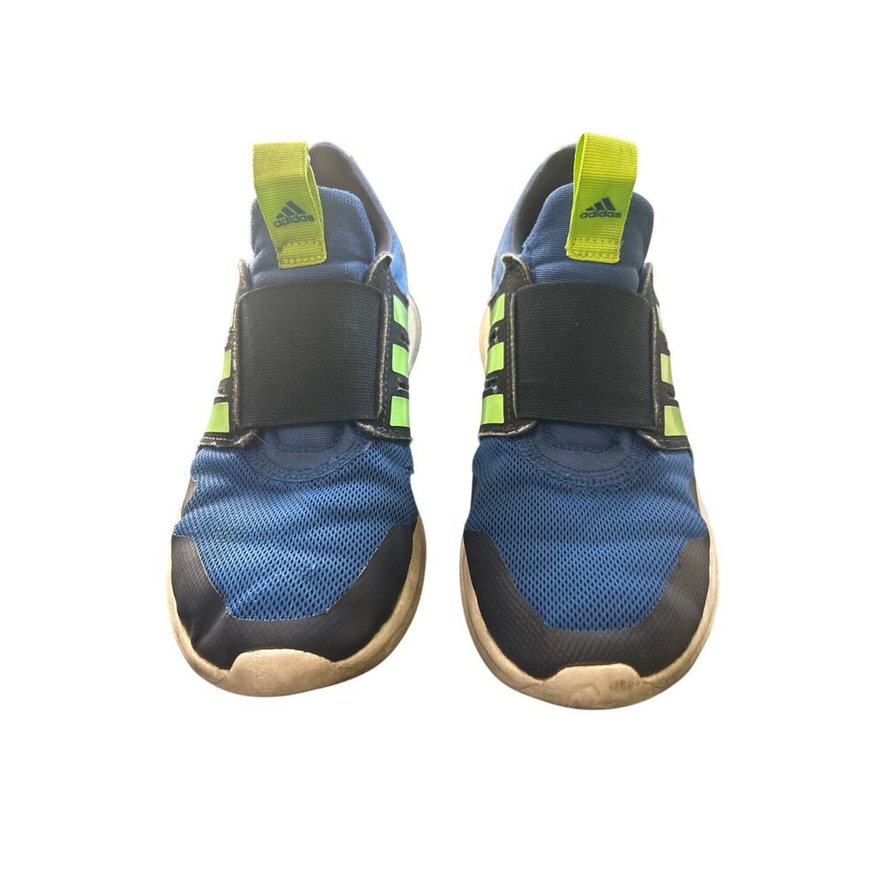 ADIDAS ActiveRide 2.0 Running Shoe Blue and Green Slip On Trainer 3Y